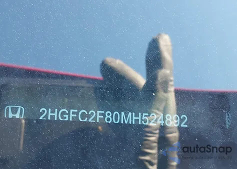 2021 Honda Civic Sport from USA, damaged, VIN 2HGFC2F80MH524892